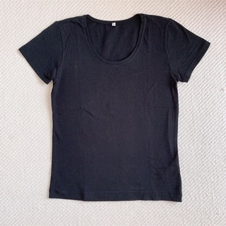 ムジルシリョウヒン(MUJI (無印良品))の無印良品　黒Tシャツ(Tシャツ(半袖/袖なし))