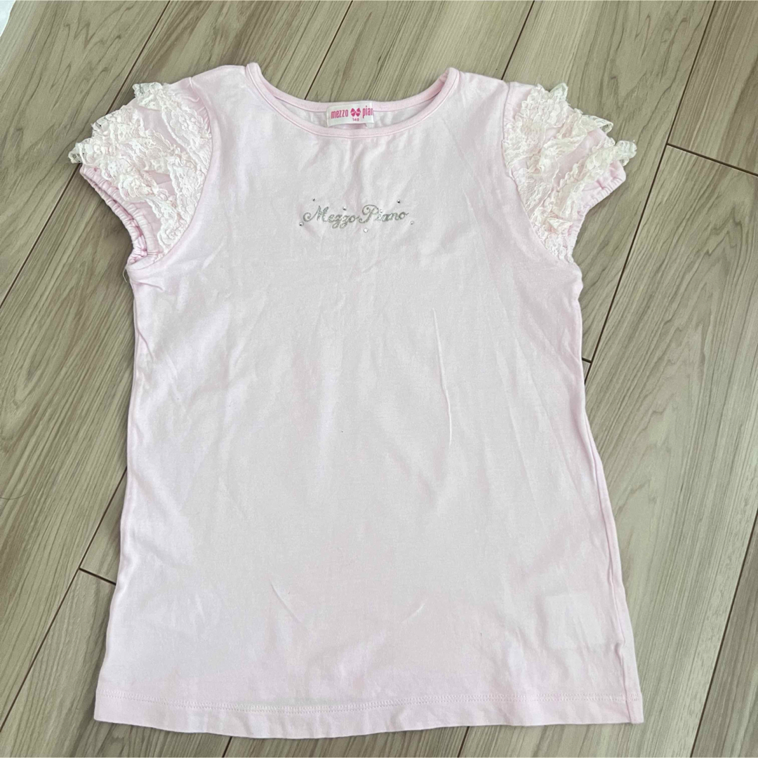 mezzo piano(メゾピアノ)のメゾピアノ　トップス140 キッズ/ベビー/マタニティのキッズ服女の子用(90cm~)(Tシャツ/カットソー)の商品写真