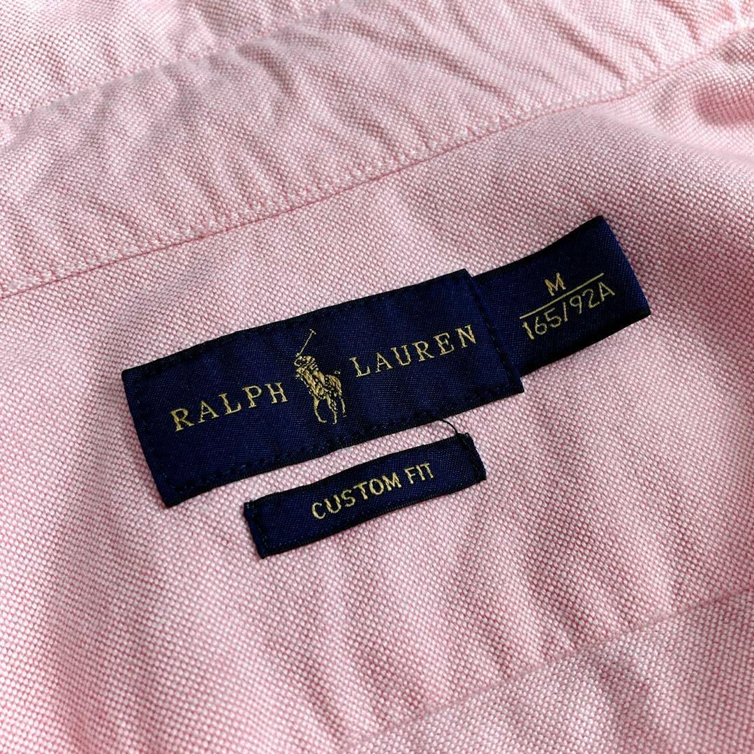 POLO RALPH LAUREN(ポロラルフローレン)のポロラルフローレン オックスフォードシャツ ピンク 長袖 Mサイズ レディースのトップス(シャツ/ブラウス(長袖/七分))の商品写真