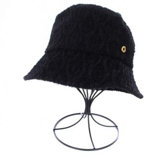 カシラ(CA4LA)のカシラ CA4LA LACE HAT バケットハット 帽子 日本製 黒(その他)