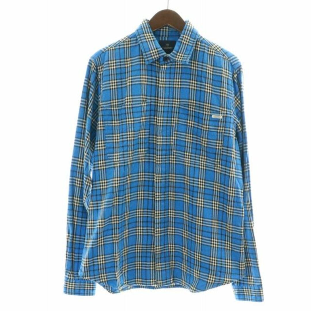 SCOTCH & SODA EXPLORERS ネルシャツ REGULAR 青 メンズのトップス(シャツ)の商品写真