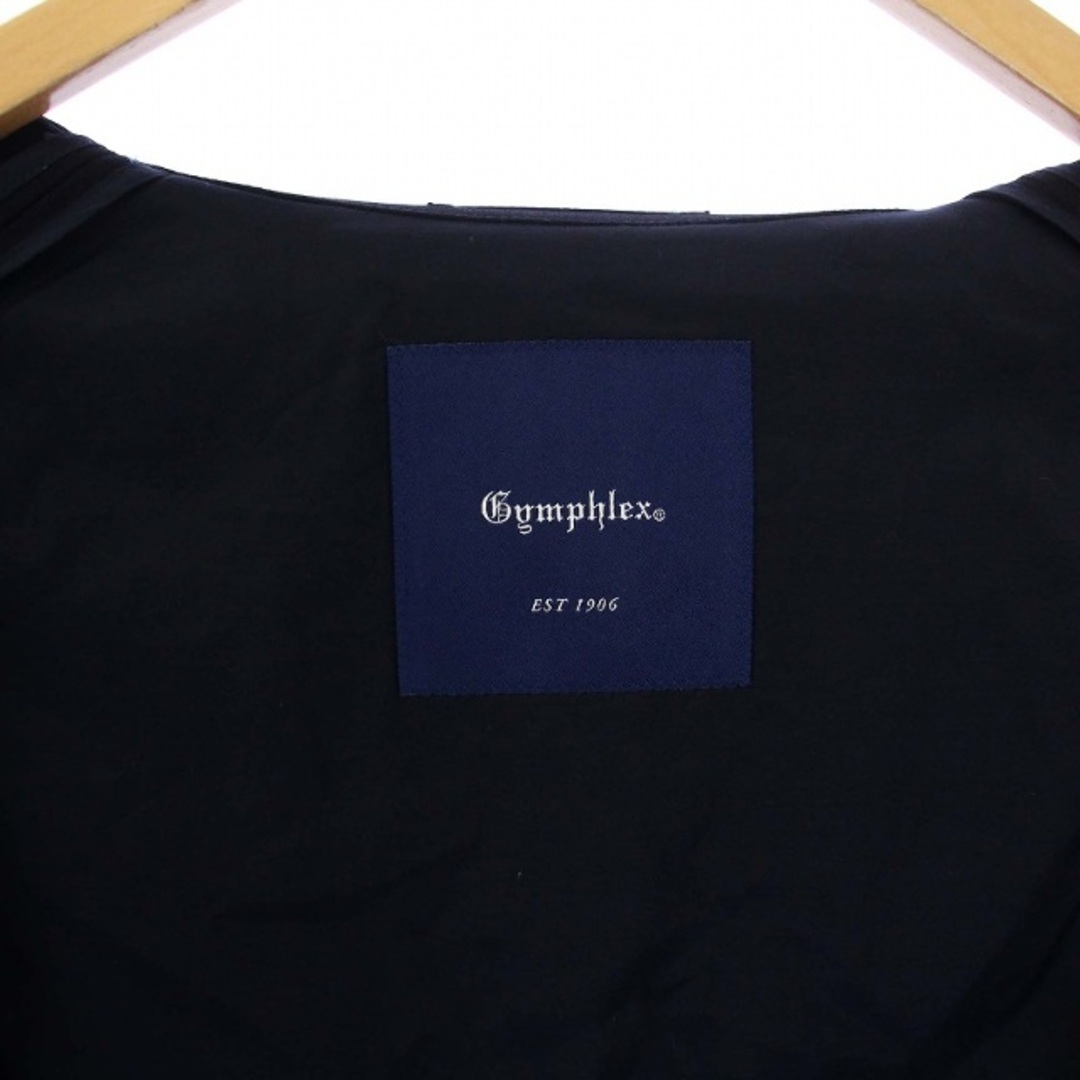 THE GIGI ANGIE テーラードジャケット シングル 麻 42 紺 メンズのジャケット/アウター(テーラードジャケット)の商品写真
