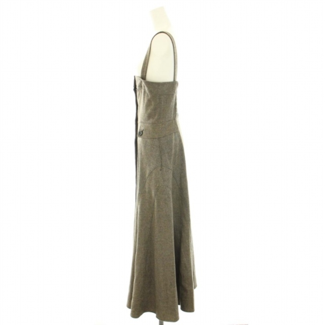 アルアバイル オトナミューズ シックツイードサロペットドレス ジャンパースカート レディースのワンピース(ロングワンピース/マキシワンピース)の商品写真