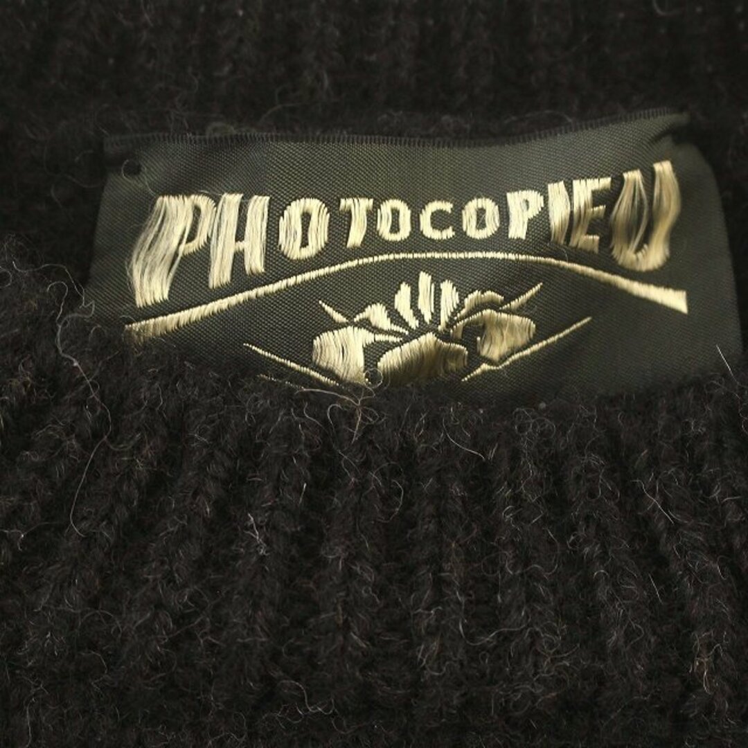 other(アザー)のフォトコピュー PHOTOCOPIEU ニット セーター 長袖 ウール 黒 レディースのトップス(ニット/セーター)の商品写真