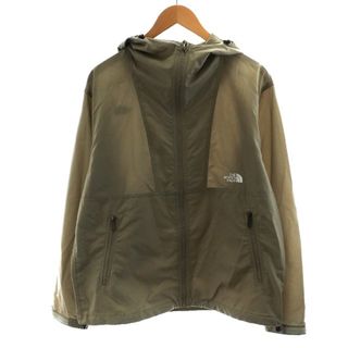 ザノースフェイス(THE NORTH FACE)のTHE NORTH FACE COMPACT JACKET M ベージュ(マウンテンパーカー)