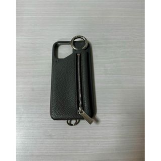 【美品】ajew iPhone13promaxケース ☆ ひも付き(iPhoneケース)