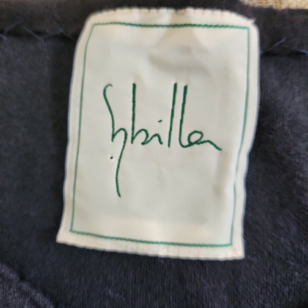 Sybilla(シビラ)のSybilla　綿100%半袖　黒カットソー メンズのトップス(Tシャツ/カットソー(半袖/袖なし))の商品写真