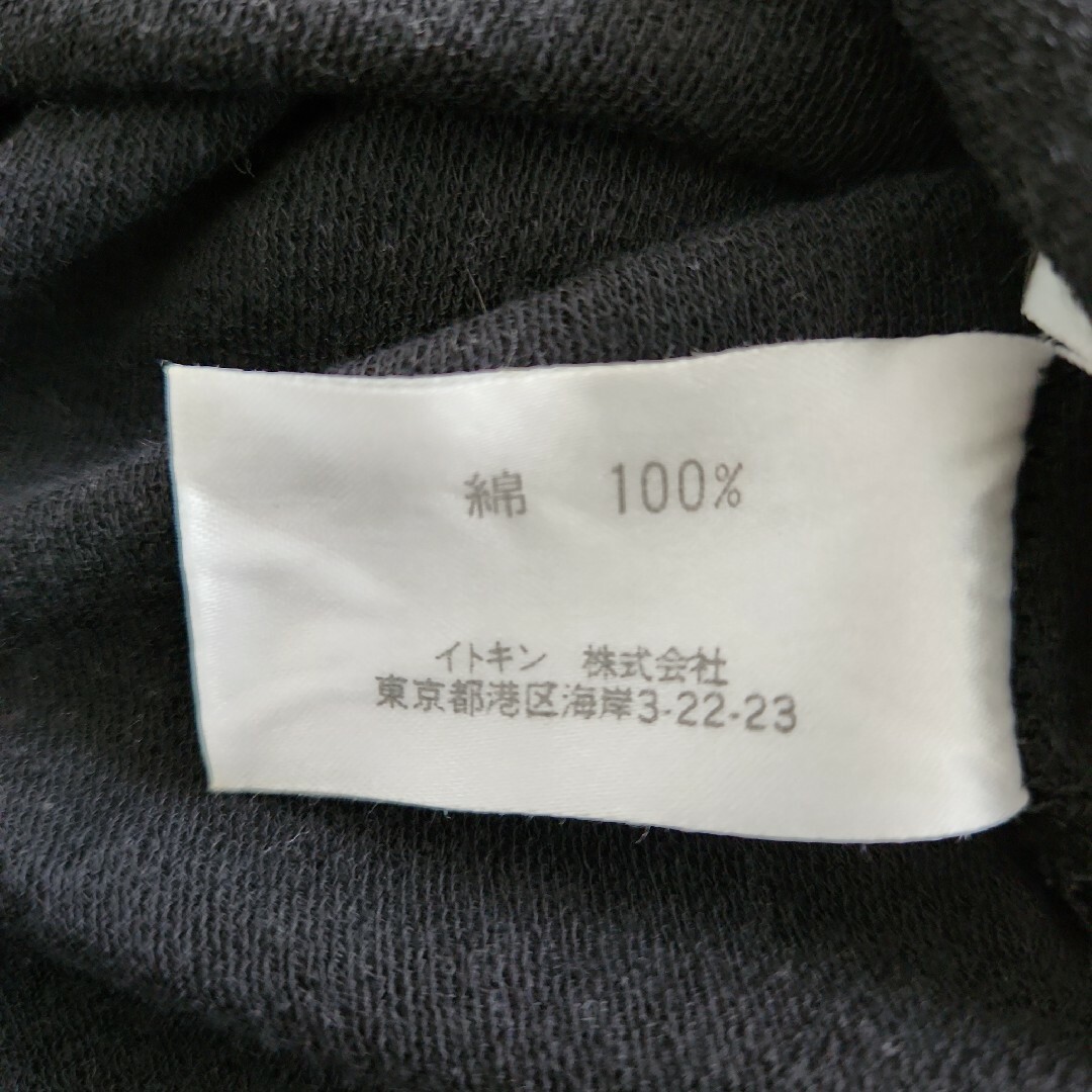 Sybilla(シビラ)のSybilla　綿100%半袖　黒カットソー メンズのトップス(Tシャツ/カットソー(半袖/袖なし))の商品写真