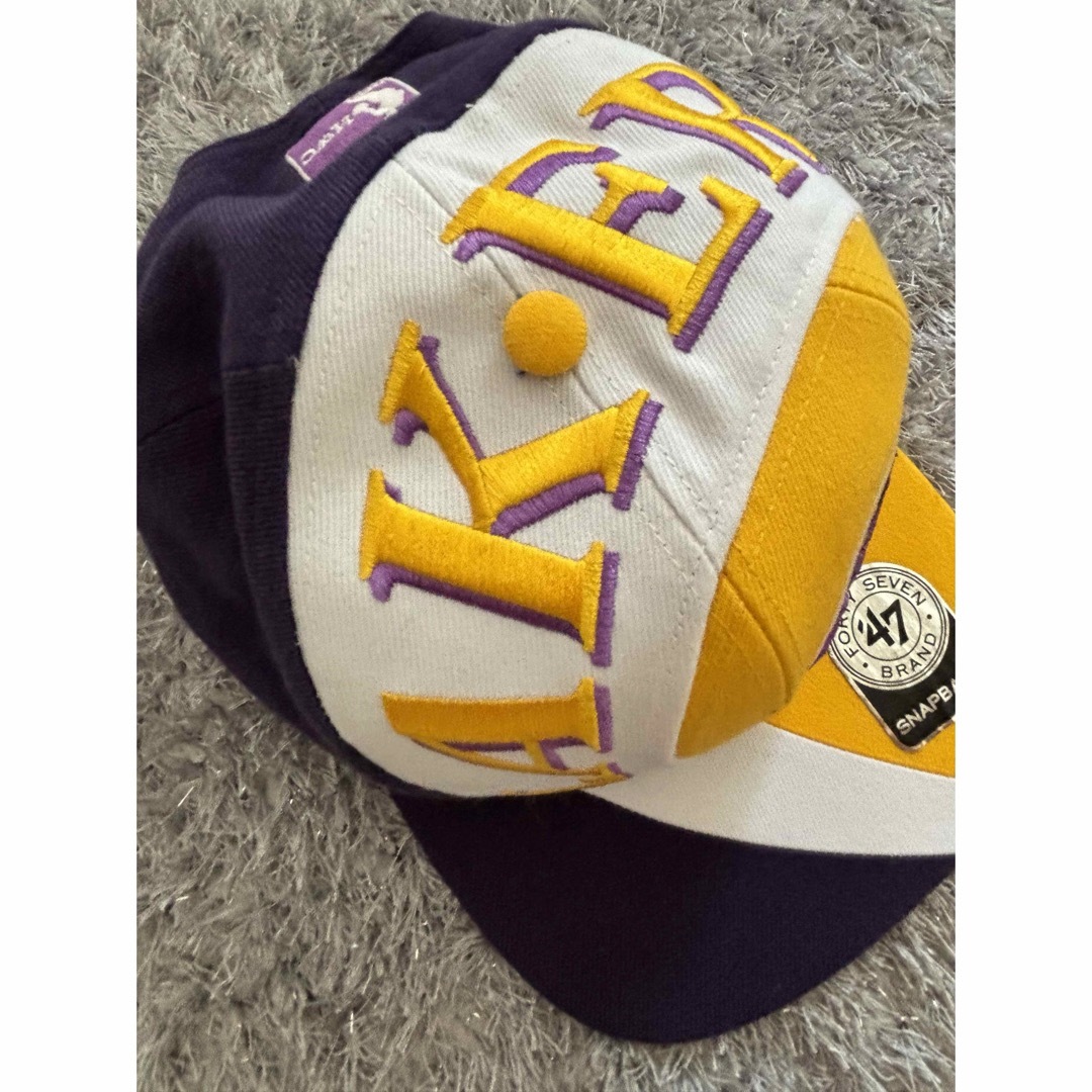 47 Brand(フォーティセブン)のLAKERS レイカーズ NBA スナップバック キャップ メンズの帽子(キャップ)の商品写真