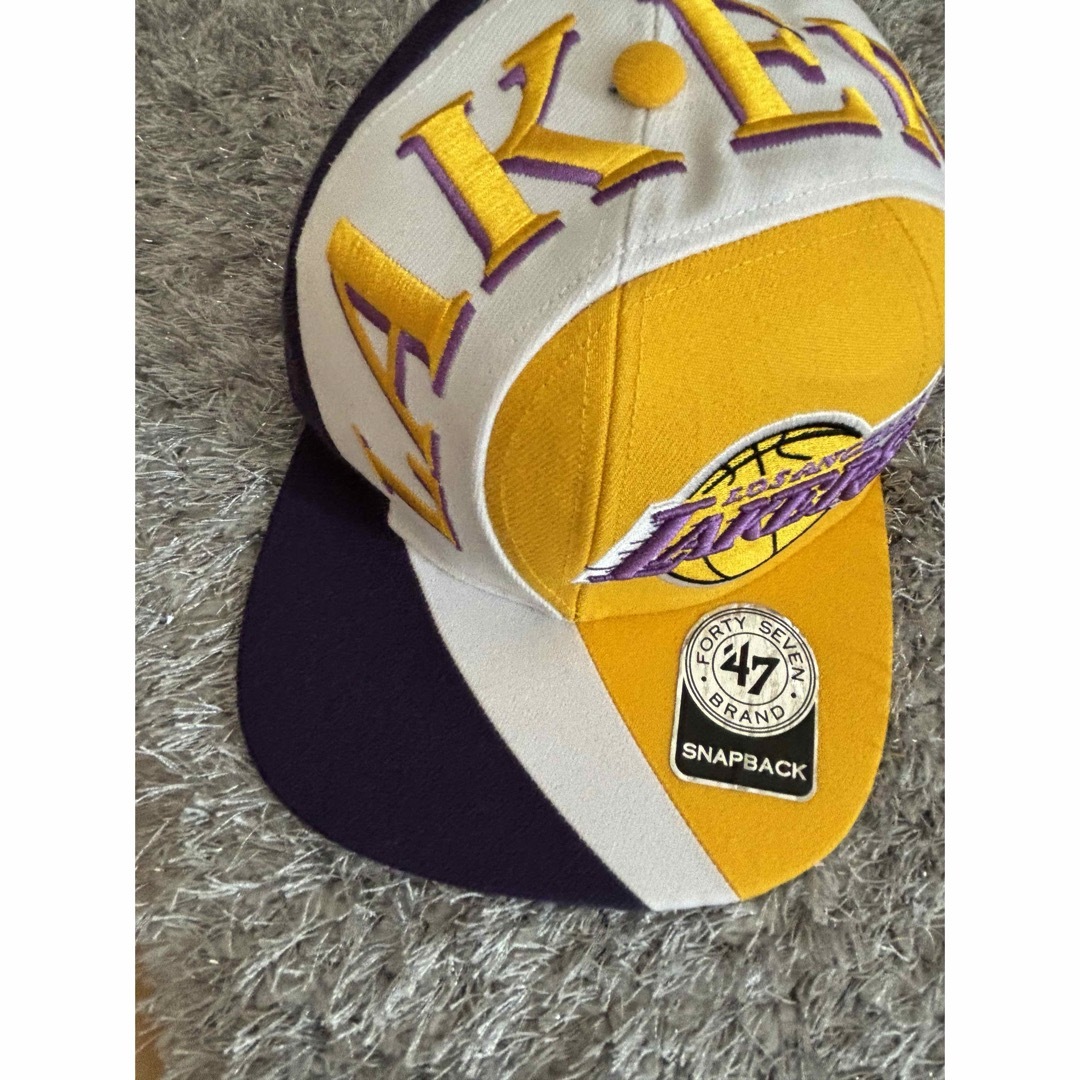 47 Brand(フォーティセブン)のLAKERS レイカーズ NBA スナップバック キャップ メンズの帽子(キャップ)の商品写真