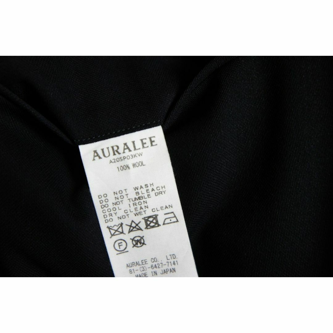 AURALEE(オーラリー)の20SS AURALEE オーラリー スラックス パンツ 黒420O▲ メンズのパンツ(スラックス)の商品写真