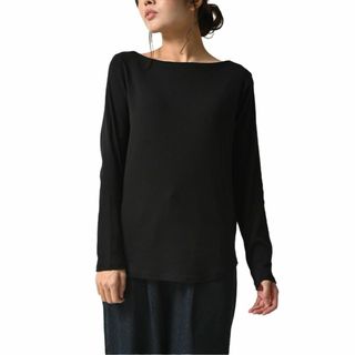 [JANJAM] 大きいサイズ レディース トップス ロングTシャツ 長袖 ボー(その他)