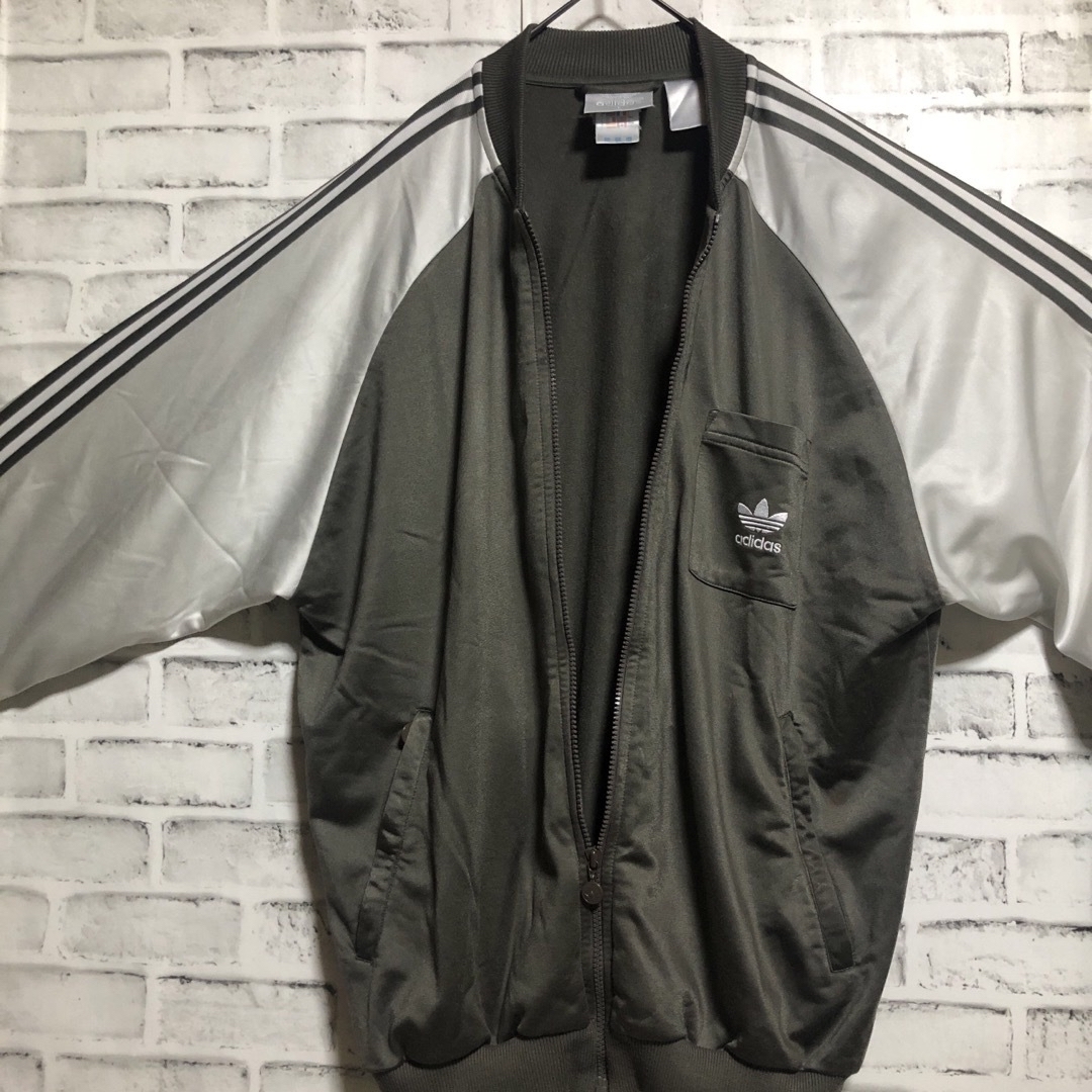 adidas - 希少2XL⭐️80s adidasトラックジャケットグレー adidas - 希少2XL⭐️80s adidasトラックジャケットグレー