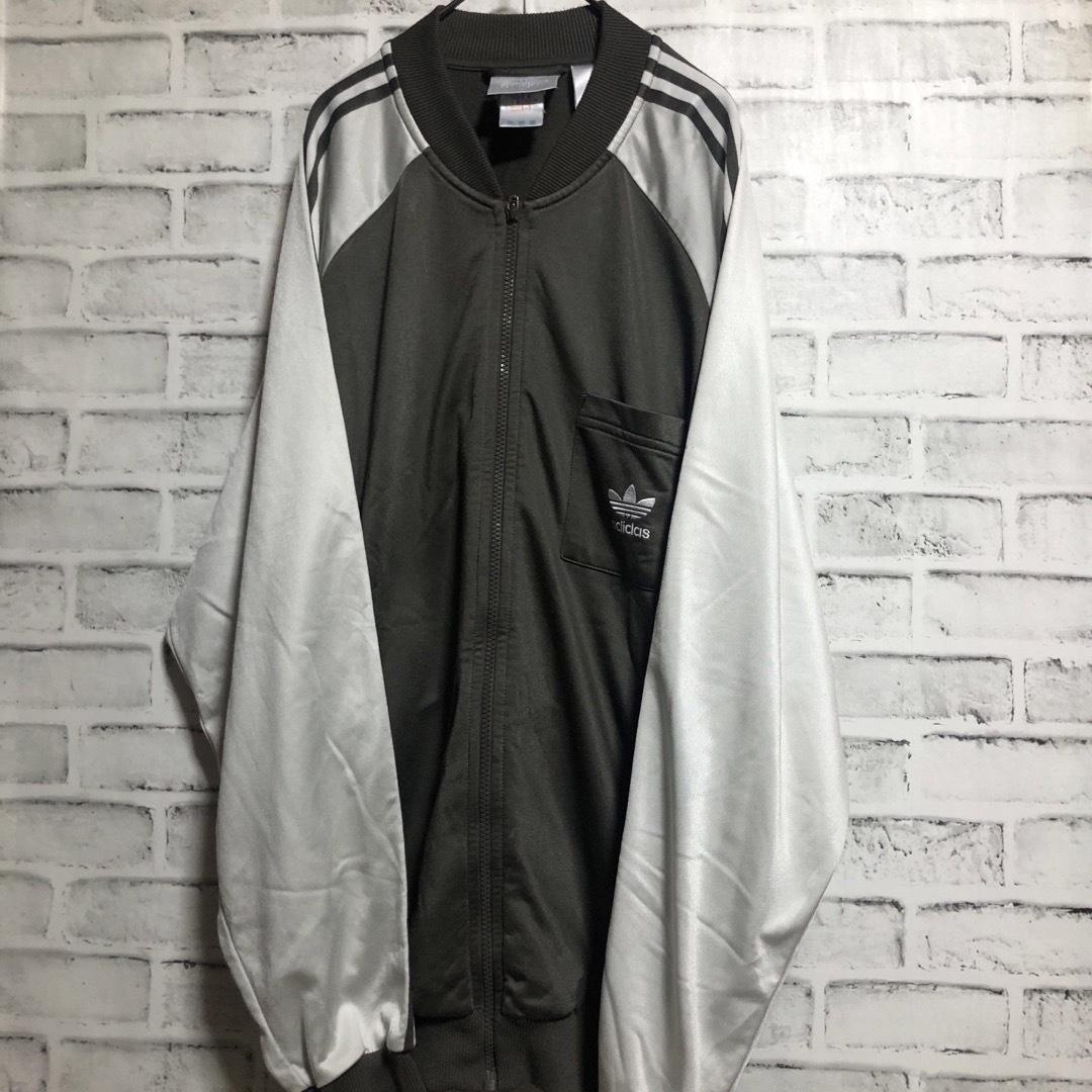 adidas - 希少2XL⭐️80s adidasトラックジャケットグレー adidas - 希少2XL⭐️80s adidasトラックジャケットグレー