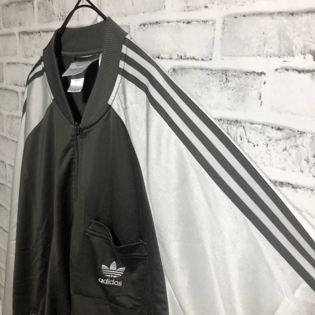 adidas - 希少2XL⭐️80s adidasトラックジャケットグレー adidas - 希少2XL⭐️80s adidasトラックジャケットグレー
