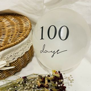 E 誕生日　風船　100days　飾り付け　バルーン(その他)