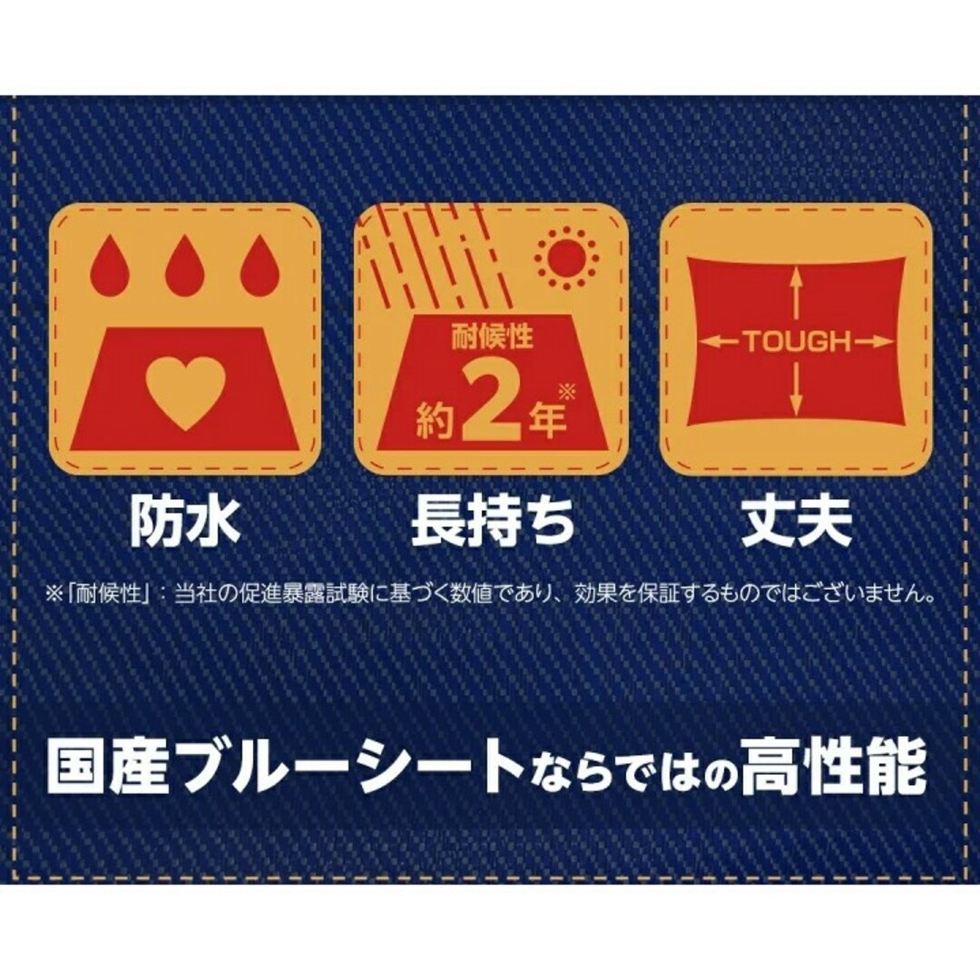 日本製　ターピー   デニムブルーレジャーシ スポーツ/アウトドアのアウトドア(その他)の商品写真