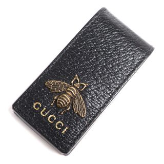 グッチ(Gucci)のGUCCI グッチ レザー アニマリエ ビー マネークリップ 522914 メンズ【中古】【美品】(マネークリップ)