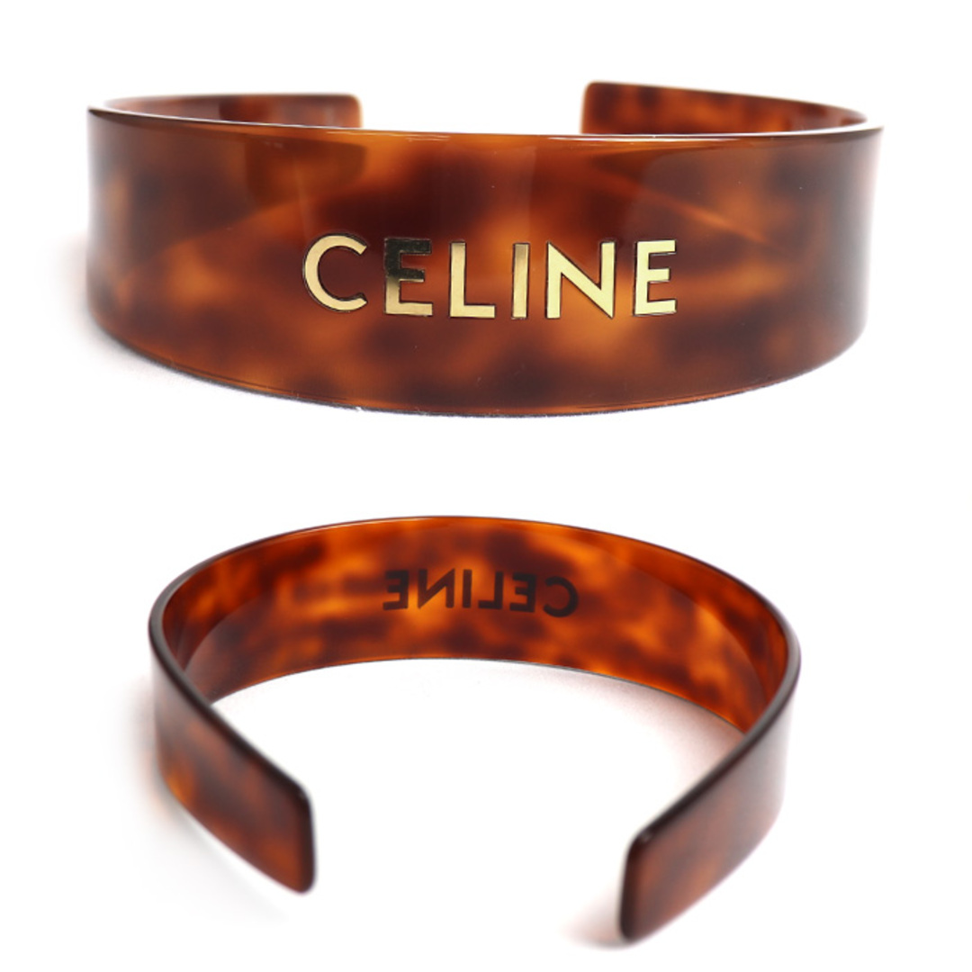 celine(セリーヌ)のCELINE セリーヌ アセテート カチューシャ ヘアアクセサリー 46Y376CEA レディース【中古】【美品】 レディースのアクセサリー(その他)の商品写真