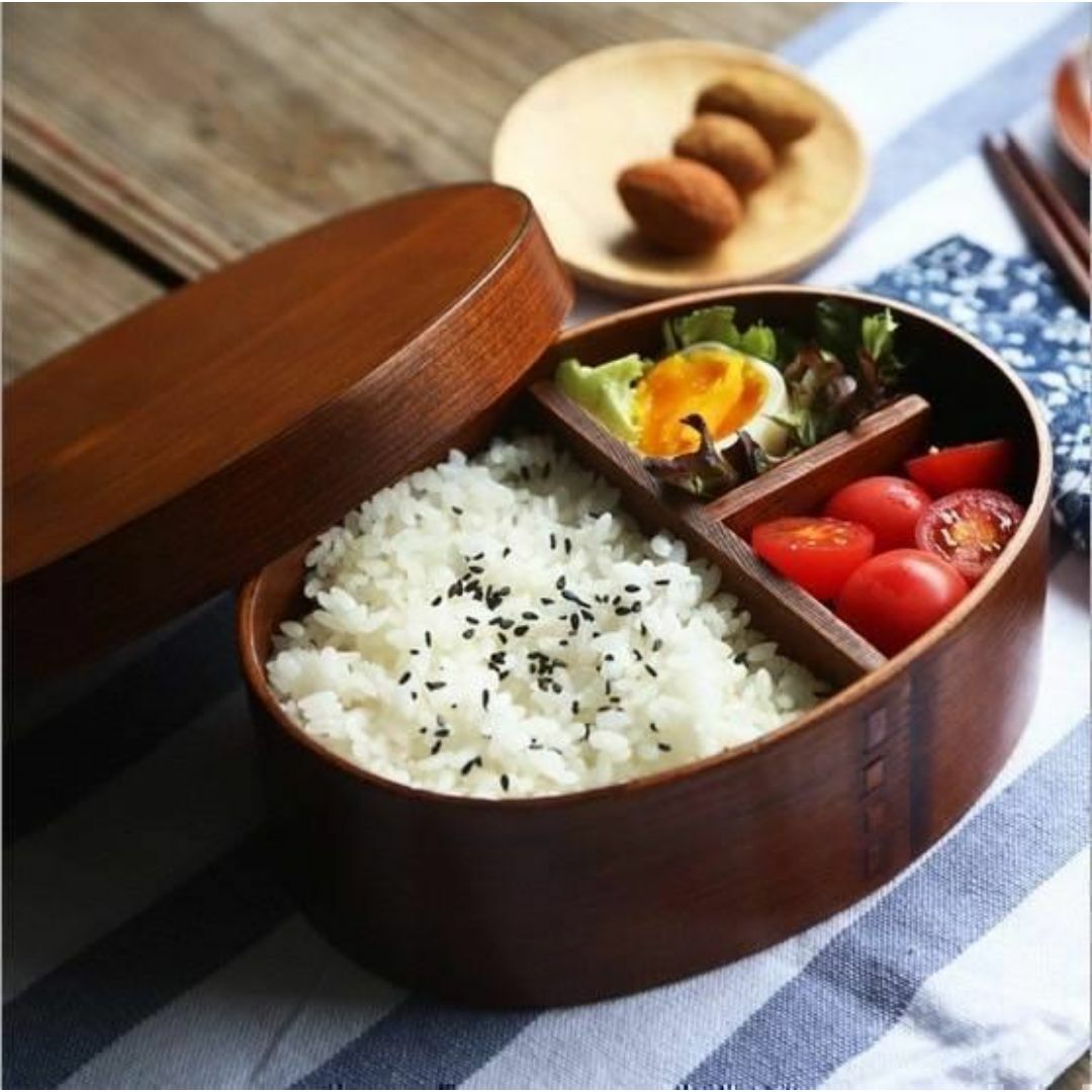 お得なセットで！新品 曲げわっぱ 弁当 伝統工芸 お箸セット付 お弁当箱 匠⑧ インテリア/住まい/日用品のキッチン/食器(弁当用品)の商品写真