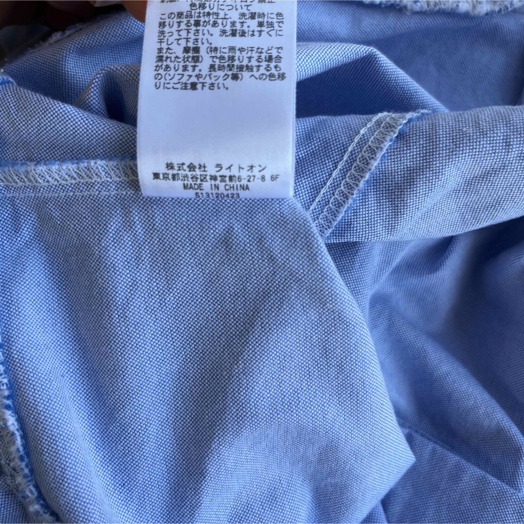 Right-on(ライトオン)のライトオン　ビビアンブルー　半袖　ブラウス　 キッズ/ベビー/マタニティのキッズ服女の子用(90cm~)(Tシャツ/カットソー)の商品写真