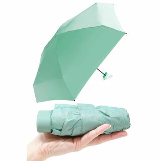 【色: ミントグリーン】日傘 折りたたみ 【超軽量／ UVカット 99.9%】 (その他)