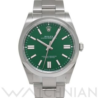 ロレックス(ROLEX)の中古 ロレックス ROLEX 124300 ランダムシリアル グリーン メンズ 腕時計(腕時計(アナログ))