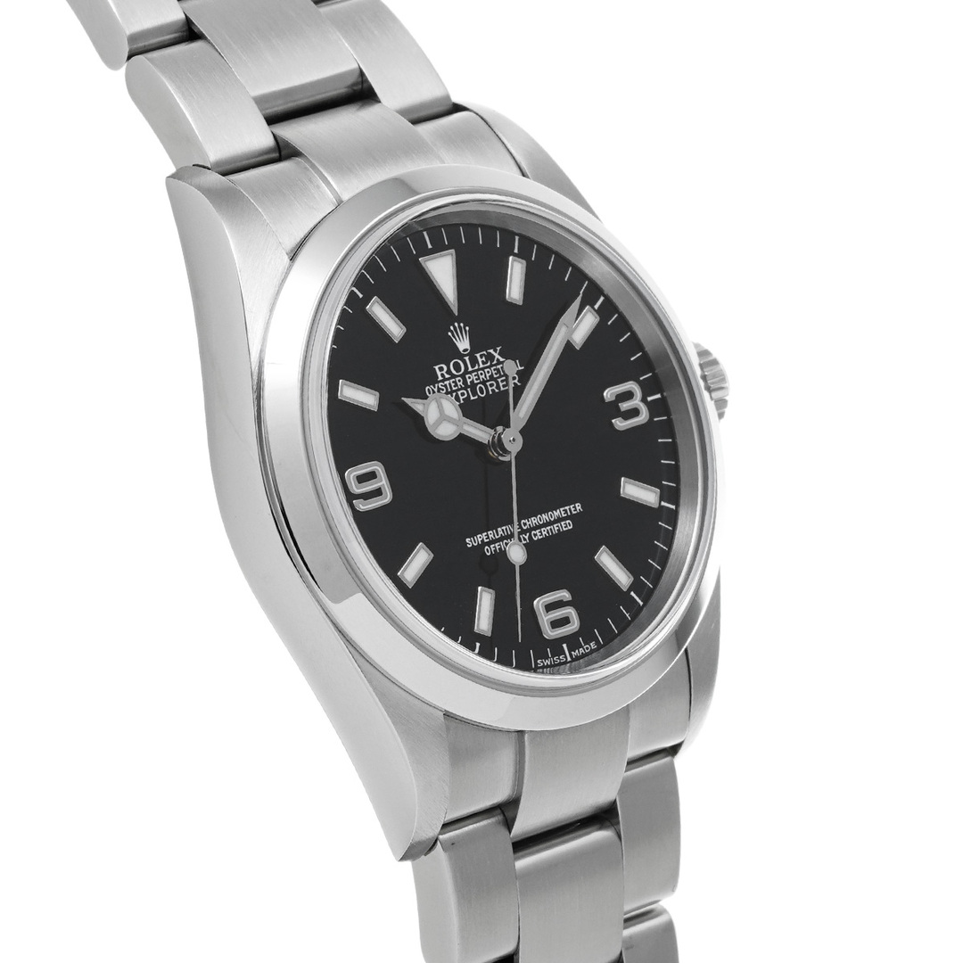 ROLEX(ロレックス)の中古 ロレックス ROLEX 114270 Y番(2002年頃製造) ブラック メンズ 腕時計 メンズの時計(腕時計(アナログ))の商品写真