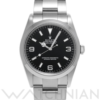ロレックス(ROLEX)の中古 ロレックス ROLEX 114270 Y番(2002年頃製造) ブラック メンズ 腕時計(腕時計(アナログ))