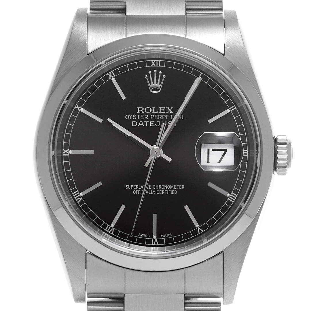 ROLEX(ロレックス)の中古 ロレックス ROLEX 16200 A番(1999年頃製造) ブラック メンズ 腕時計 メンズの時計(腕時計(アナログ))の商品写真