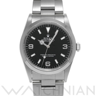 ロレックス(ROLEX)の中古 ロレックス ROLEX 14270 A番(1999年頃製造) ブラック メンズ 腕時計(腕時計(アナログ))