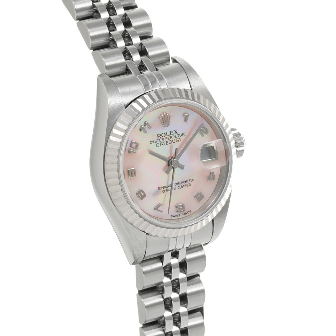 ROLEX(ロレックス)の中古 ロレックス ROLEX 179174NA A番(1999年頃製造) ピンクシェル レディース 腕時計 レディースのファッション小物(腕時計)の商品写真