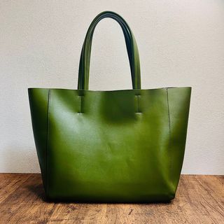 メンズ トートバッグ レザー 本革 ハンドメイド 手縫い ハンドバッグ/メンズ(トートバッグ)