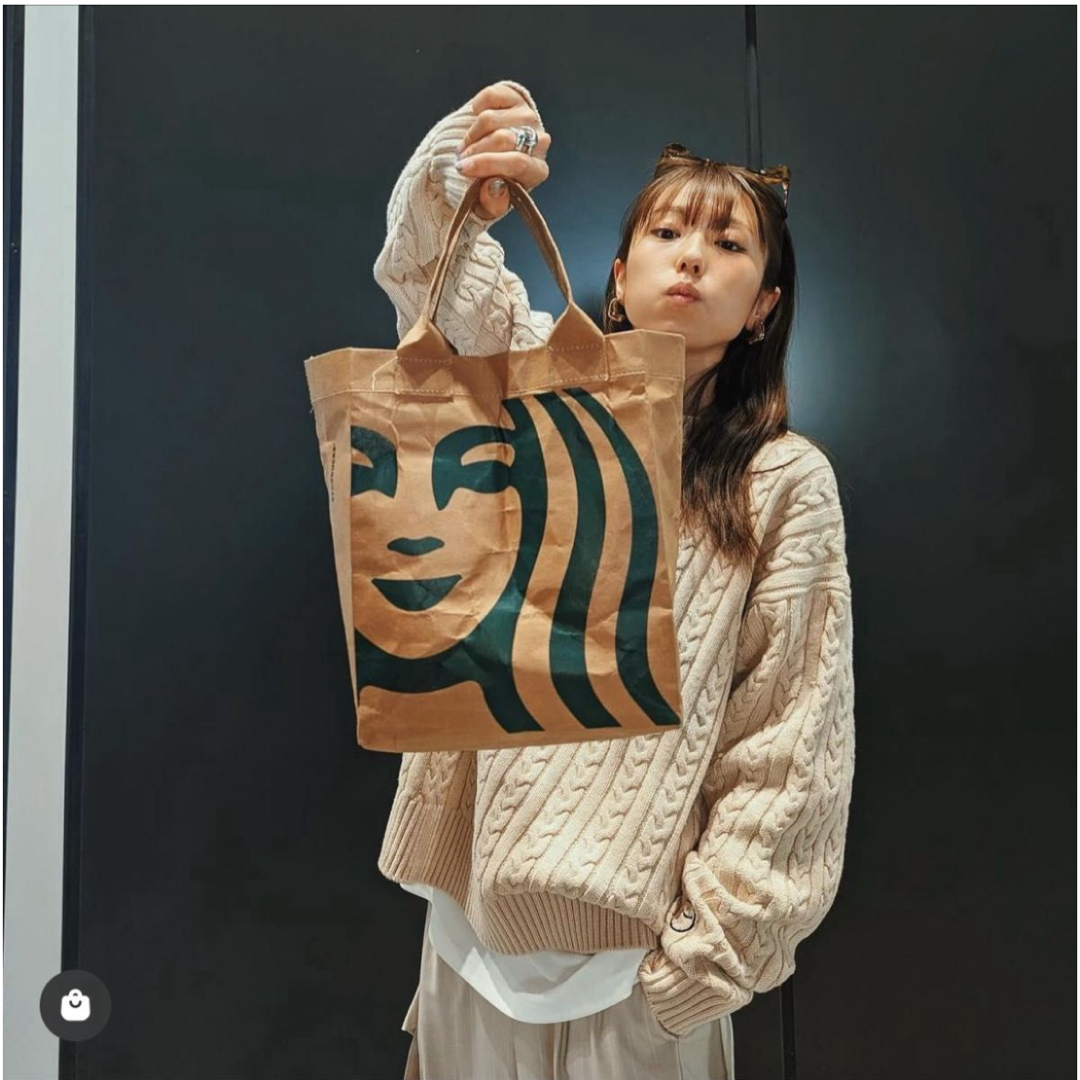 Starbucks(スターバックス)の早い者勝ち❣️スタバ　クラフトペーパーバッグS  新品 レディースのバッグ(トートバッグ)の商品写真