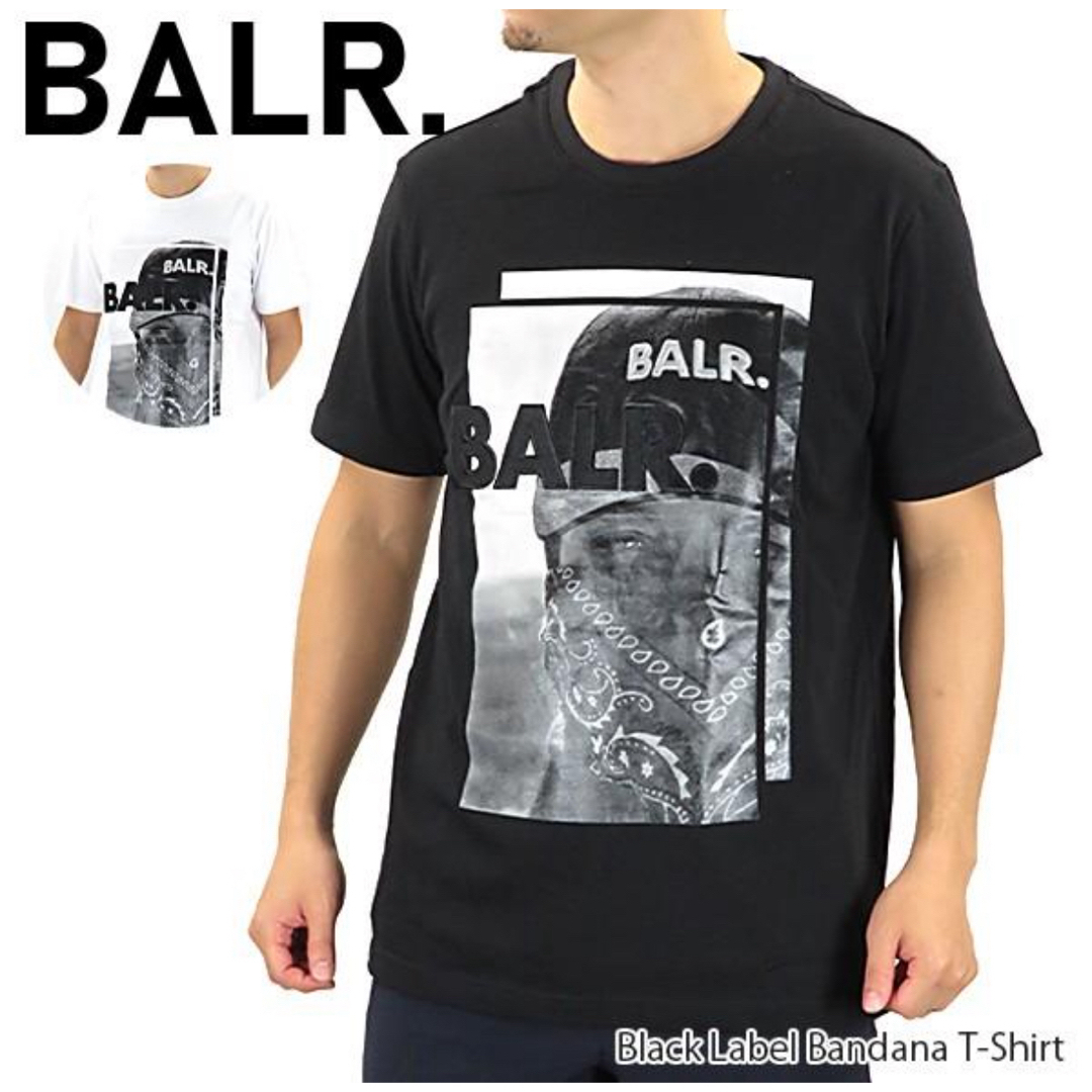 BALR. ボーラー ブラックレーベル バンダナ tシャツ メンズのトップス(Tシャツ/カットソー(半袖/袖なし))の商品写真