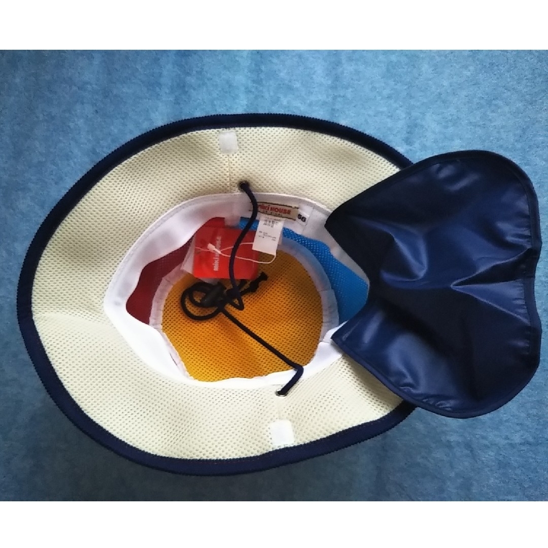 mikihouse(ミキハウス)の56cmメッシュ帽子-カラフル キッズ/ベビー/マタニティのこども用ファッション小物(帽子)の商品写真