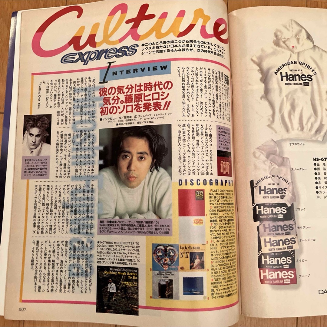 ホットドッグプレス　1994年11月25日号 エンタメ/ホビーの雑誌(ファッション)の商品写真