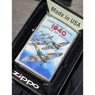 zippo 戦闘機 1940 特殊加工 シルバーダスト 希少モデル 2018年製(その他)