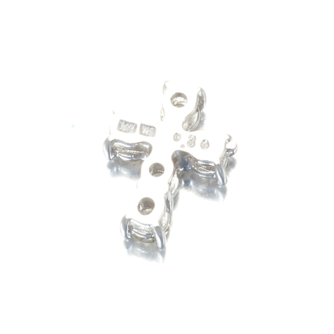 ダイヤ 0.30ct クロス ペンダントトップ K18WG  レディースのアクセサリー(その他)の商品写真