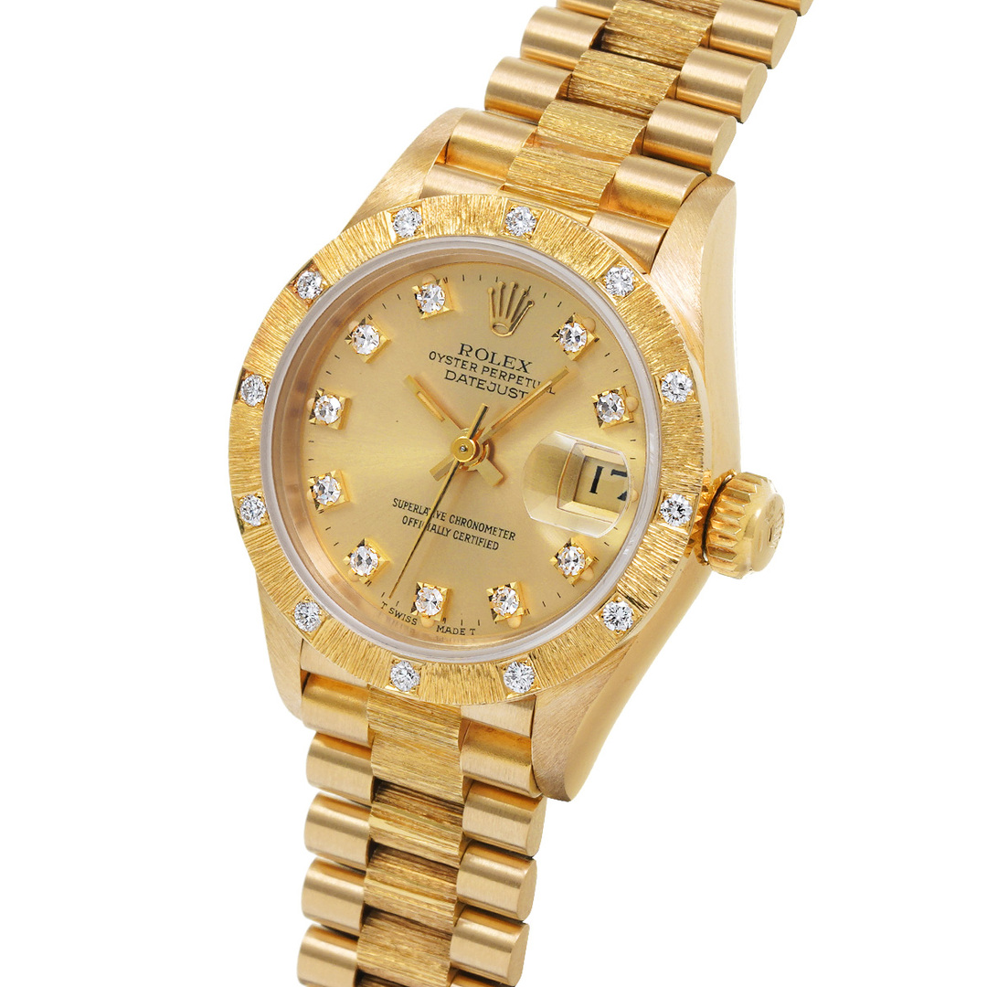 ROLEX(ロレックス)の中古 ロレックス ROLEX 69288G 95番台(1986年頃製造) シャンパン /ダイヤモンド レディース 腕時計 レディースのファッション小物(腕時計)の商品写真