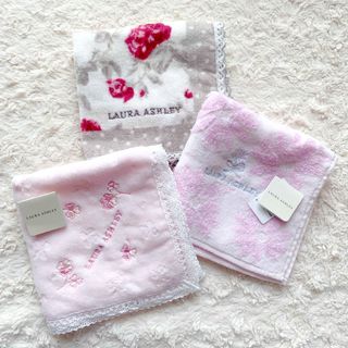 ローラアシュレイ(LAURA ASHLEY)の《未使用》LAURAASHLEY タオルハンカチ(ハンカチ)