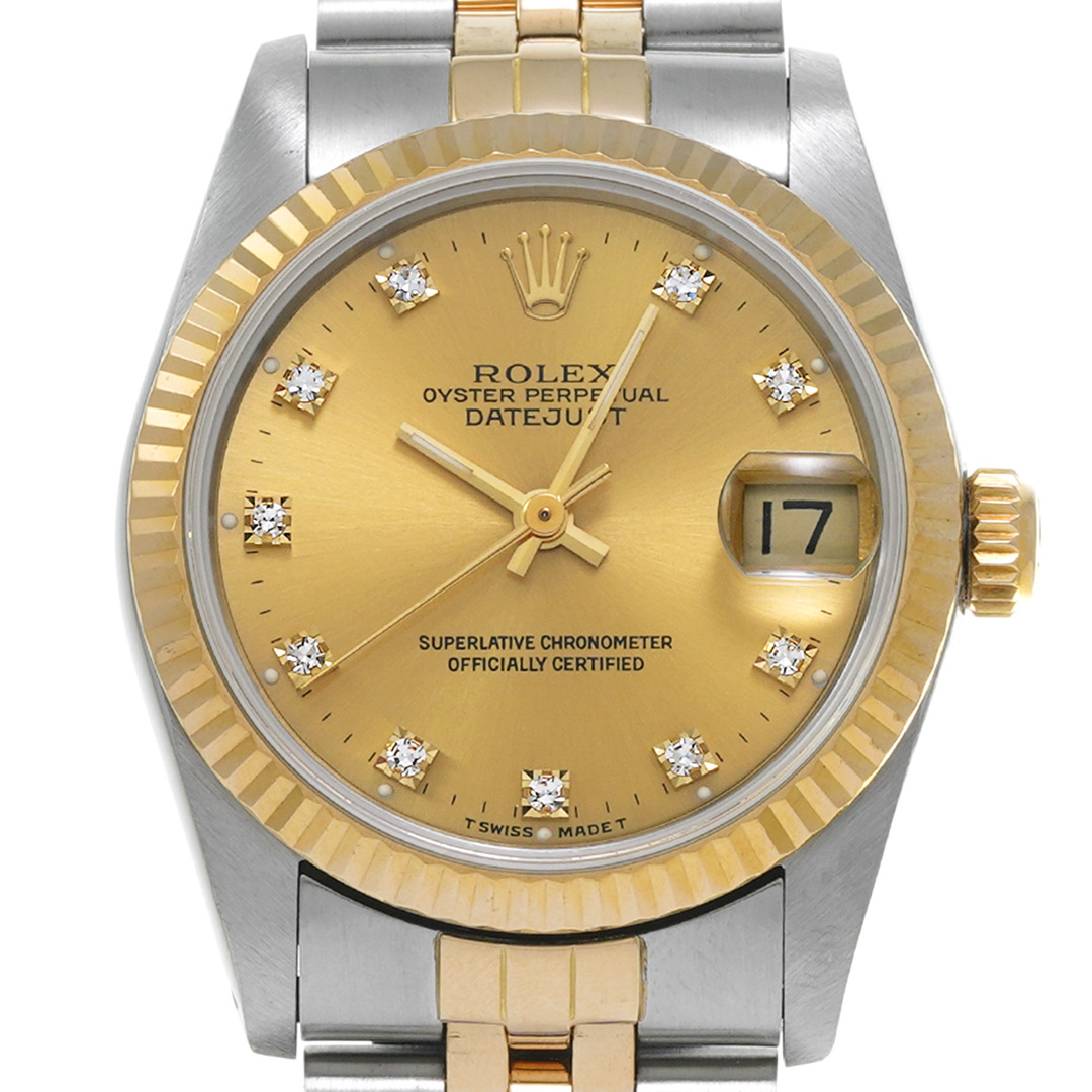 ROLEX(ロレックス)の中古 ロレックス ROLEX 68273G R番(1988年頃製造) シャンパン /ダイヤモンド ユニセックス 腕時計 レディースのファッション小物(腕時計)の商品写真