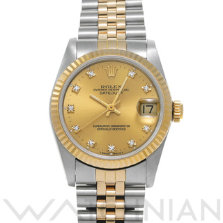 ロレックス(ROLEX)の中古 ロレックス ROLEX 68273G R番(1988年頃製造) シャンパン /ダイヤモンド ユニセックス 腕時計(腕時計)