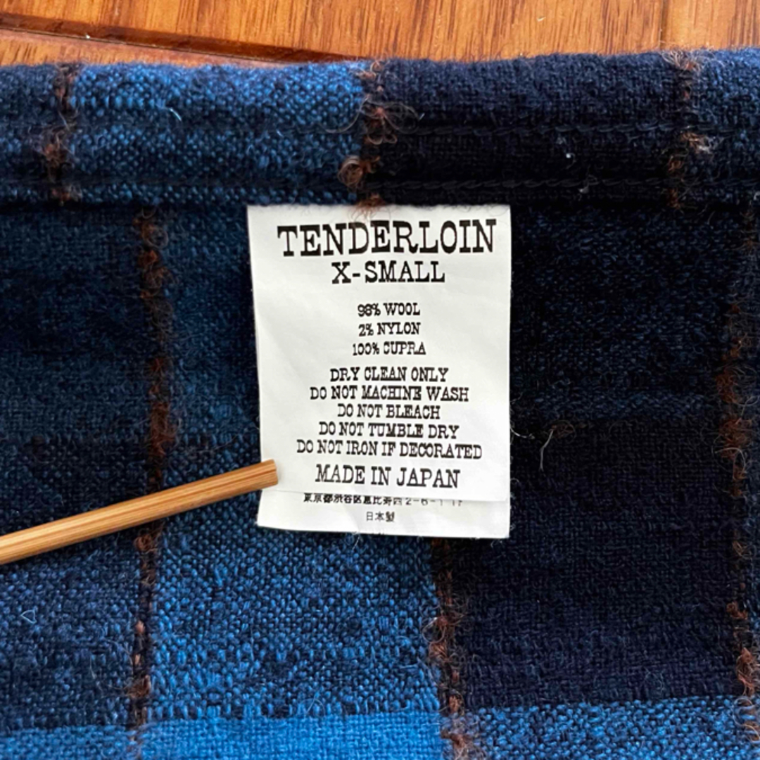 TENDERLOIN(テンダーロイン)のTENDERLOIN WOOL SHT WP XS テンダーロイン ウールシャツ メンズのトップス(シャツ)の商品写真