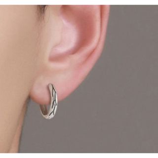 【人気商品】　メンズ　ピアス　シルバーアクセサリー　クール　韓国　シルバー