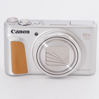 キヤノン(Canon)のCanon キヤノン コンパクトデジタルカメラ PowerShot SX740 HS シルバー 光学40倍ズーム/4K動画/Wi-Fi対応 PSSX740HSSL #9649(コンパクトデジタルカメラ)