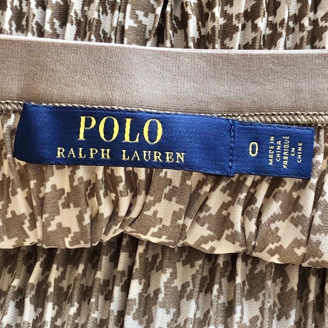 POLO RALPH LAUREN(ポロラルフローレン)のPOLO RALPH LAUREN ♪千鳥格子　プリーツスカート　 レディースのスカート(ロングスカート)の商品写真