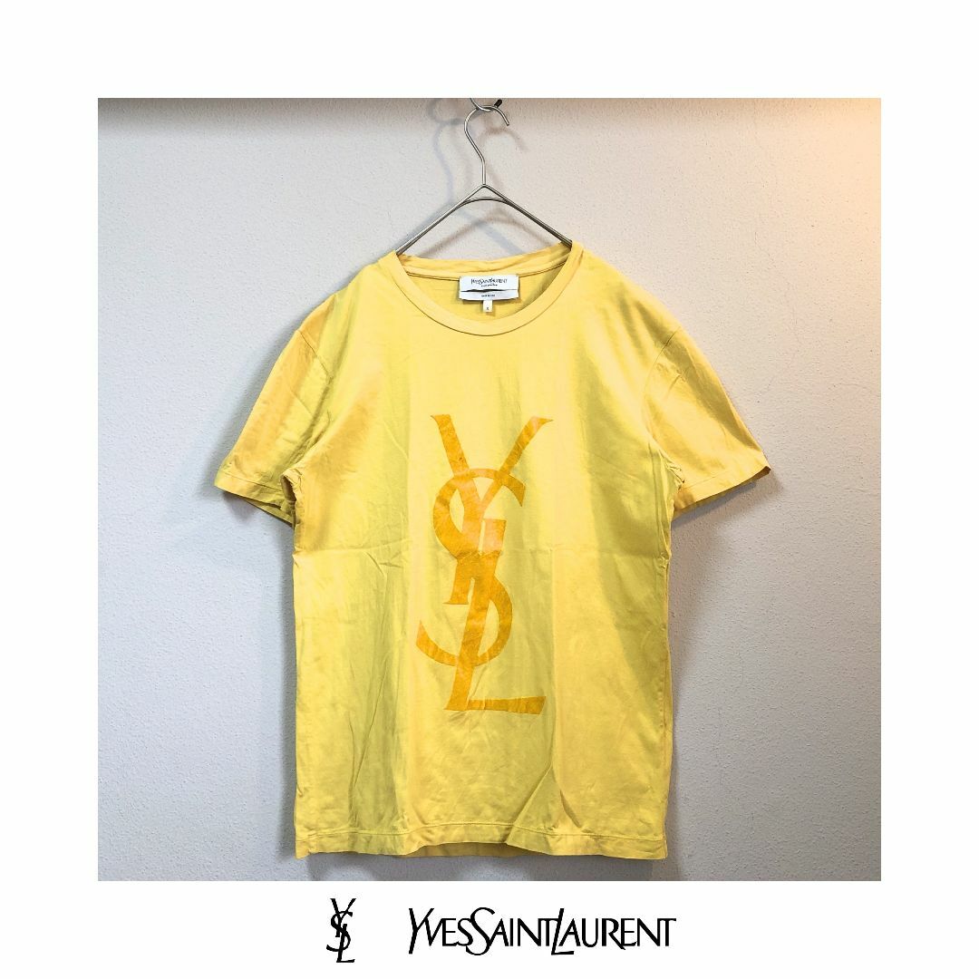 Yves Saint Laurent(イヴサンローラン)のYves Saint Laurent イヴ・サンローラン Tシャツ 古着 S メンズのトップス(Tシャツ/カットソー(半袖/袖なし))の商品写真