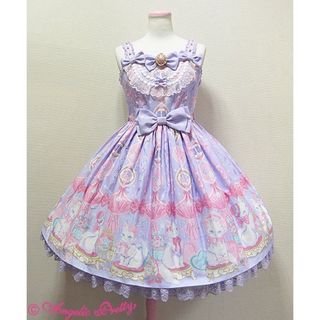 Angelic Pretty - アンジェリックプリティ　ドーリーキャット　ラベンダー&ピンクJSK ❤️超人気