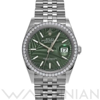 ロレックス(ROLEX)の中古 ロレックス ROLEX 126284RBR ランダムシリアル オリーブグリーン パームモチーフ メンズ 腕時計(腕時計(アナログ))